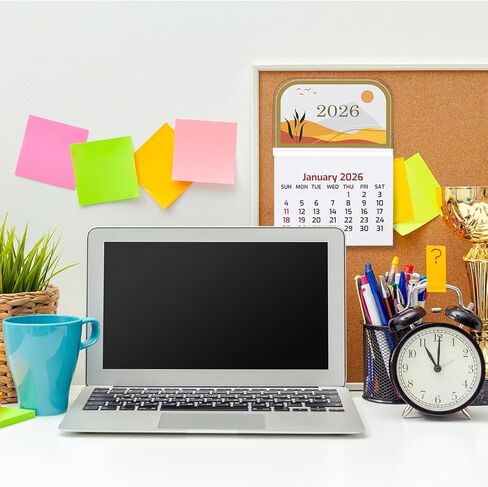 Mini Stick on Calendars 2026 Small Calendars Peel and Stick Calendar Adhesive Monthly Wall Calendars for Car Desk Wall Auto Truck Laptop Fridge Home Office School (2Pack) in Saudi Arabia