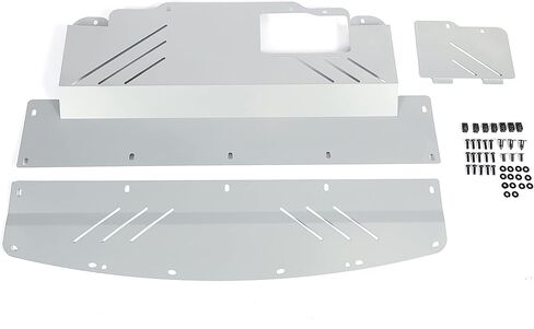 Engine Splash Shield Compatible with 2007-2015 Infiniti Q60 (RWD only) G35 G37 Q40 2009-2019 Nissan 370Z Silvery Aluminum in Saudi Arabia