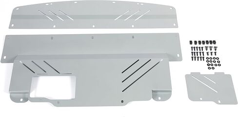 Engine Splash Shield Compatible with 2007-2015 Infiniti Q60 (RWD only) G35 G37 Q40 2009-2019 Nissan 370Z Silvery Aluminum in Saudi Arabia