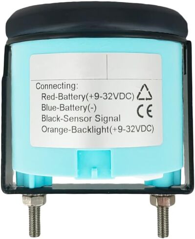 ELING Trim Gauge Meter 0-190ohm UP-DN with Backlight 9-32V for Marine Boat Yachts (Left Black+Black) in Saudi Arabia