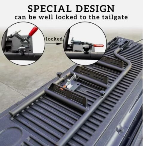 شاحنة بيك اب قابلة للطي سرير سلالم الباب الخلفي سلم خطوة ل Rivian R1T 2022-2025 in Kuwait