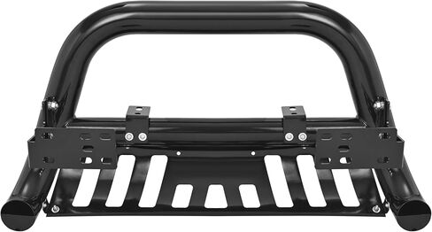 Bull Bar Compatible with 2002-2005 Dodge Ram 1500/2500/3500 2006-2009 Dodge Ram 1500/2500/3500 Mega Cab Black Steel Front Bumper Guard Push Bar w/Skid Plate in Saudi Arabia