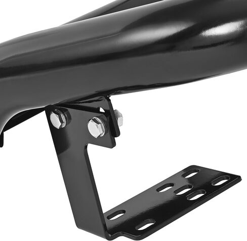 Bull Bar Compatible with 2002-2005 Dodge Ram 1500/2500/3500 2006-2009 Dodge Ram 1500/2500/3500 Mega Cab Black Steel Front Bumper Guard Push Bar w/Skid Plate in Saudi Arabia