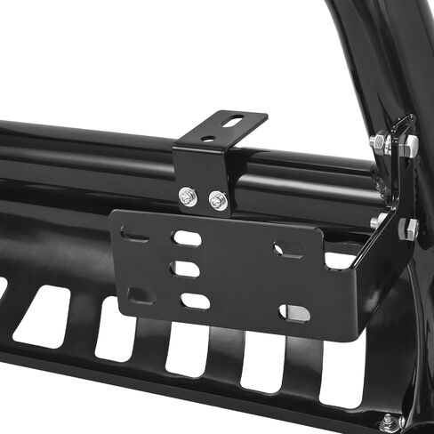 Bull Bar Compatible with 2002-2005 Dodge Ram 1500/2500/3500 2006-2009 Dodge Ram 1500/2500/3500 Mega Cab Black Steel Front Bumper Guard Push Bar w/Skid Plate in Saudi Arabia