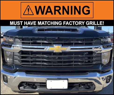 الكروم مصبغة تراكب الشواية 4 قطع متوافق مع 2024 2025 2026 تشيفي سيلفرادو 2500 3500 HD WT، LT، مخصص in Kuwait