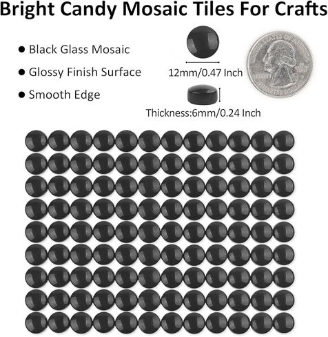 Artspac Iridescent Glass Mosaic Tiles for Crafts Bulk, 200g Mosaic Glass Pieces,Stained Mosaic Craft Supplies for Garden Christmas Ornaments,Mosaic DIY Art Kit in Saudi Arabia