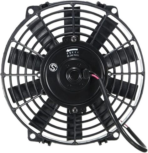 8 9 10 12 14 Inch Universal Slim Fan Push Pull Electric Radiator Fan Cooling Mounting Kit 80W 2100Rpm Car Fan and Kit in Saudi Arabia