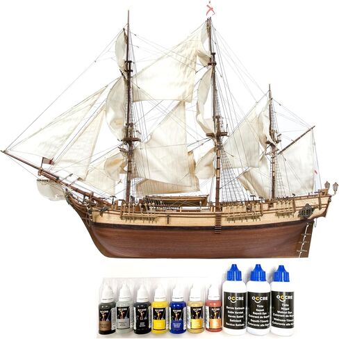OcCre HMS Bounty 1:50 Scale Wooden Ship Construction Model 14006 Adult Assembly Required (Model Only - No Paint) in Saudi Arabia