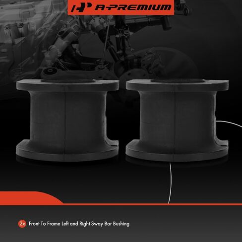 A-Premium 2 × مجموعة جلبة قضيب Sway من الأمام إلى الإطار، متوافقة مع Toyota Tacoma 1998-2004، شريط قطره 27 مم in Saudi Arabia