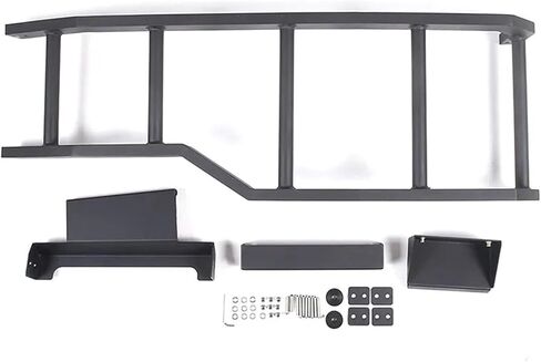 Aluminum Alloy Black Car Tailgate Top Ladder Car External Accessories Compatible with Hummer H2 2003-2009 in Saudi Arabia