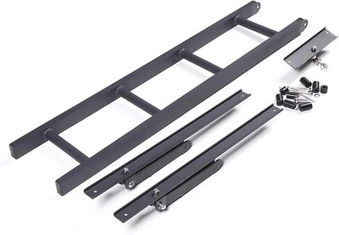 Pickup Truck Step Tailgate Ladder Compatible with Toyota Tundra 07-21 Aluminum Alloy Black Car Rear Tailgate Climbing Ladder Car Accessories in Saudi Arabia