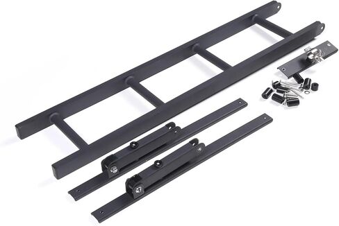 Pickup Truck Step Tailgate Ladder Compatible with Toyota Tundra 07-21 Aluminum Alloy Black Car Rear Tailgate Climbing Ladder Car Accessories in Saudi Arabia