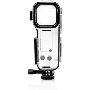 PULUZ 50m/164ft Invisible Dive Case for Insta360 X4 Underwater Waterproof Diving Housing Cover Protective PC Sealed Shell Photography Housings with Bracket Action Camera Accessories in Kuwait