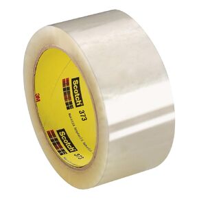 Scotch Box Sealing Tape 373, Clear, 72mm x 50m, Individually Wrapped Conveniently Packaged in Kuwait