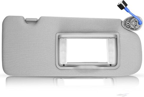 Sun Visor Fit for Honda CRV 2017 2018 2019 2020 2021 2022 Replace 83230TLAA12ZB, Right Passenger Side, Gray in Saudi Arabia
