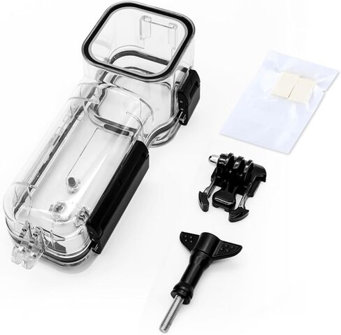 PULUZ 50m/164ft Invisible Dive Case for Insta360 X4 Underwater Waterproof Diving Housing Cover Protective PC Sealed Shell Photography Housings with Bracket Action Camera Accessories in Saudi Arabia