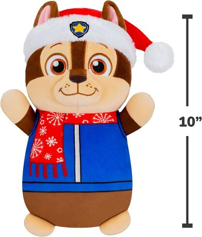 Squishmallow Original Paw Patrol 10in Holiday Chase HugMees - لعبة Jazwares الرسمية فائقة النعومة (متوسطة الحجم) in Kuwait