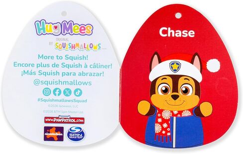Squishmallow Original Paw Patrol 10in Holiday Chase HugMees - لعبة Jazwares الرسمية فائقة النعومة (متوسطة الحجم) in Kuwait