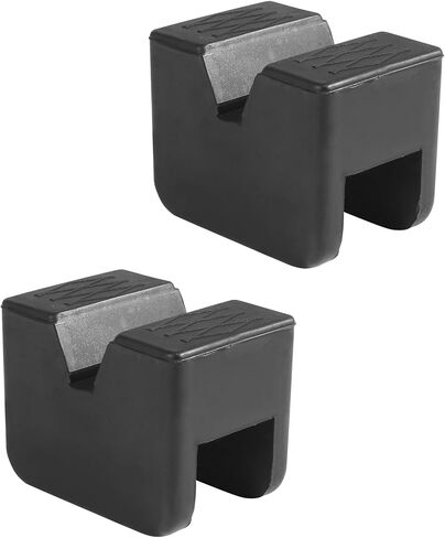 Car Jack Stand Pads,Floor Jack Rubber Pad,Car Accessories,Auto Jacks Buffer Pads,Slotted Rubber Pinch Weld Jacks Adapter for Protecting Cars Chassis,Fit for Most Trucks,SUVs,RVs,Vans(2PCS) in Saudi Arabia