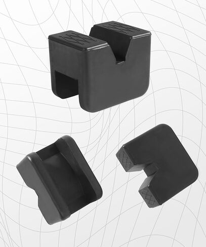 Car Jack Stand Pads,Floor Jack Rubber Pad,Car Accessories,Auto Jacks Buffer Pads,Slotted Rubber Pinch Weld Jacks Adapter for Protecting Cars Chassis,Fit for Most Trucks,SUVs,RVs,Vans(2PCS) in Saudi Arabia