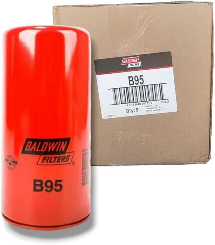 B95 Spin-On Oil Filter Replaces 2501049 53301340S 3302058S (Pack of 6) in Saudi Arabia
