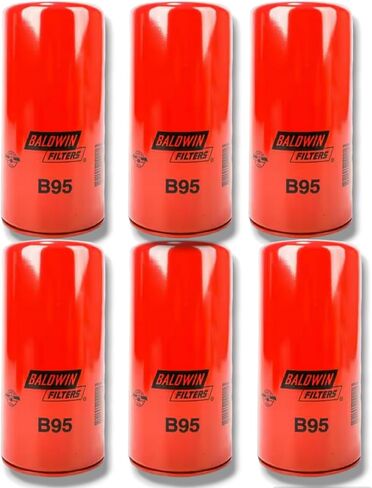 B95 Spin-On Oil Filter Replaces 2501049 53301340S 3302058S (Pack of 6) in Saudi Arabia
