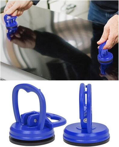2 Pack Heavy Duty Suction Cups Reliable Screen Suction for Floor Dent Puller (Blue) in Saudi Arabia