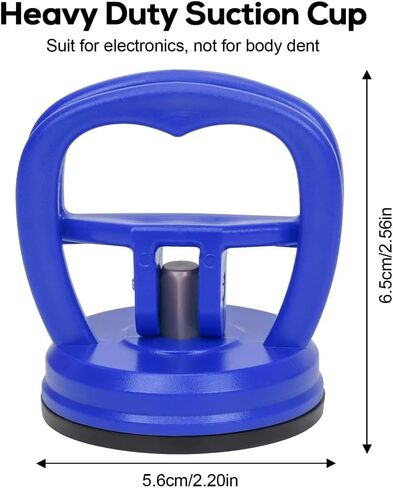 2 Pack Heavy Duty Suction Cups Reliable Screen Suction for Floor Dent Puller (Blue) in Saudi Arabia