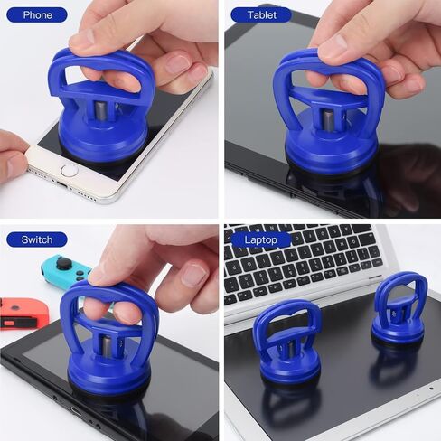 2 Pack Heavy Duty Suction Cups Reliable Screen Suction for Floor Dent Puller (Blue) in Saudi Arabia