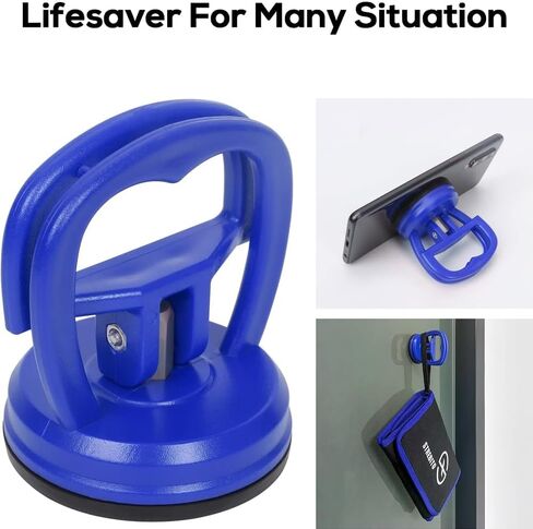 2 Pack Heavy Duty Suction Cups Reliable Screen Suction for Floor Dent Puller (Blue) in Saudi Arabia