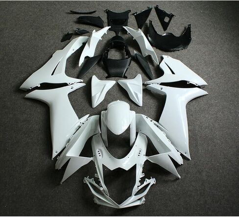 مجموعة Fairings غير مصبوغة مناسبة لسوزوكي GSXR 600 GSXR 750 2011-2024 2012 2013 2014 2015 2016 2017 2018 2019 2020 2021 2022 2023 2024 ABS هيكل السيارة البلاستيكي K11 - غير مصبوغ in Kuwait