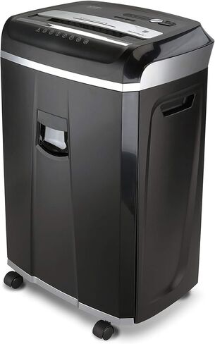 Aurora AU1270XB Professional Grade 12-Sheet Security P-4 Cross-Cut Paper and Credit Card/ 20 Minutes Continuous Run Time Shredder in Saudi Arabia