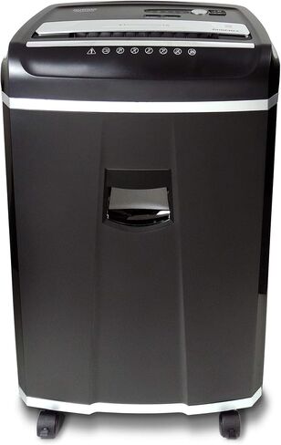 Aurora AU1270XB Professional Grade 12-Sheet Security P-4 Cross-Cut Paper and Credit Card/ 20 Minutes Continuous Run Time Shredder in Saudi Arabia