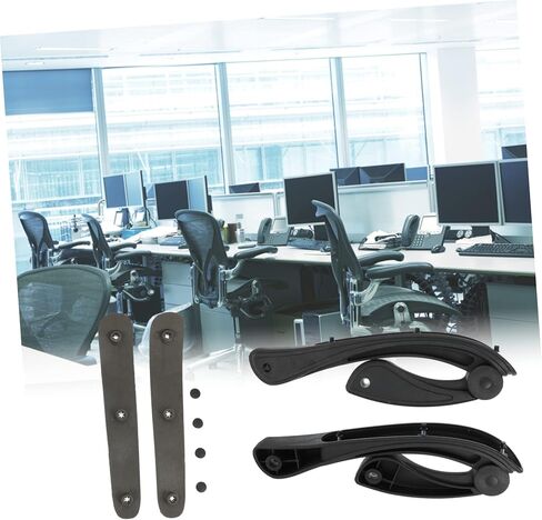NUOBESTY Swivel Chair Armrests for Office Home Office Chair Lumbar Support Grab Handles in Saudi Arabia