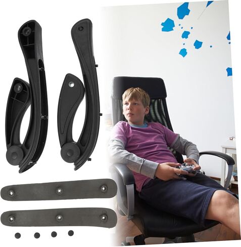 NUOBESTY Swivel Chair Armrests for Office Home Office Chair Lumbar Support Grab Handles in Saudi Arabia