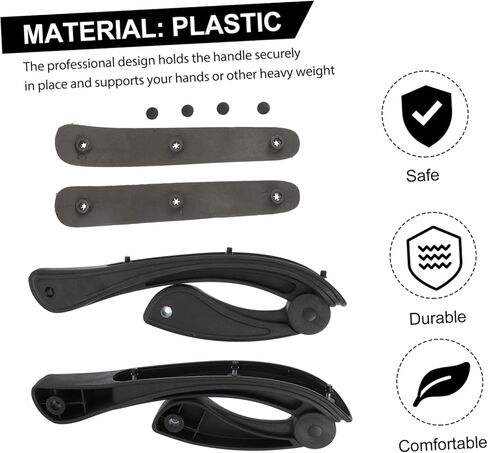 NUOBESTY Swivel Chair Armrests for Office Home Office Chair Lumbar Support Grab Handles in Saudi Arabia