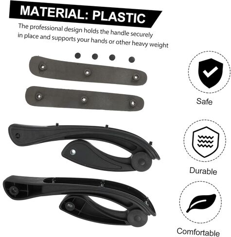 DOITOOL 1Set Sturdy Office Chair Armrests Swivel Chair Grab Handles for Comfort and Support Fit for Office Seats in Saudi Arabia