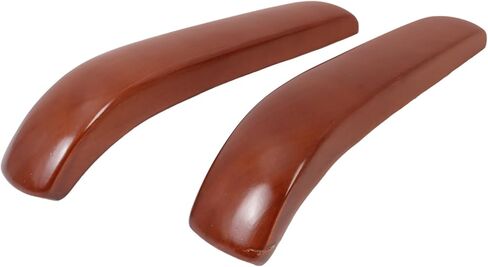 Uonlytech Wooden Armrest Pads for Office Chairs Ergonomic Oak Armrest Covers 1 Pair of Comfortable Chair Arm Pads for Desk in Saudi Arabia