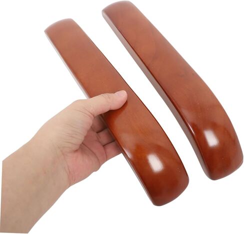 Uonlytech Wooden Armrest Pads for Office Chairs Ergonomic Oak Armrest Covers 1 Pair of Comfortable Chair Arm Pads for Desk in Saudi Arabia