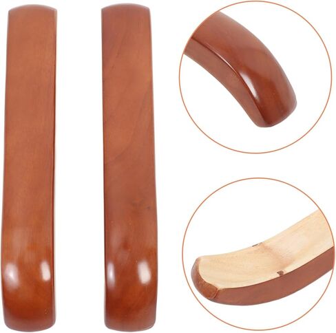 Uonlytech Wooden Armrest Pads for Office Chairs Ergonomic Oak Armrest Covers 1 Pair of Comfortable Chair Arm Pads for Desk in Saudi Arabia