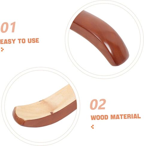Uonlytech Wooden Armrest Pads for Office Chairs Ergonomic Oak Armrest Covers 1 Pair of Comfortable Chair Arm Pads for Desk in Saudi Arabia