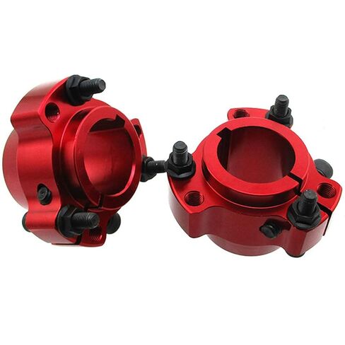 TC-Motor 1-1/4" Bore Rear Wheel Hubs + 6 Pieces 1/4" Bolts for Go Kart Drift Trike (Red) in Saudi Arabia