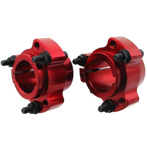 TC-Motor 1-1/4" Bore Rear Wheel Hubs + 6 Pieces 1/4" Bolts for Go Kart Drift Trike (Red) in Saudi Arabia