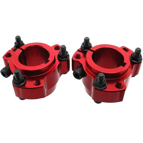 TC-Motor 1-1/4" Bore Rear Wheel Hubs + 6 Pieces 1/4" Bolts for Go Kart Drift Trike (Red) in Saudi Arabia