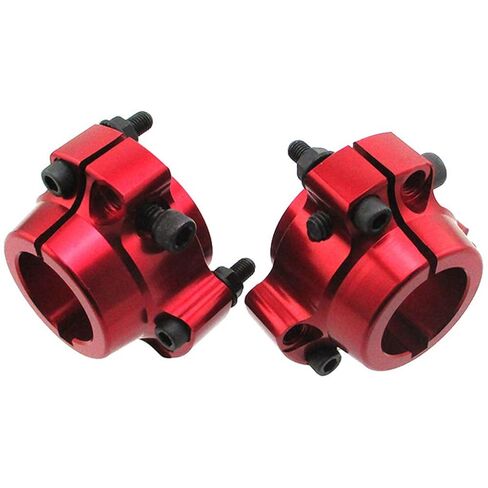 TC-Motor 1-1/4" Bore Rear Wheel Hubs + 6 Pieces 1/4" Bolts for Go Kart Drift Trike (Red) in Saudi Arabia