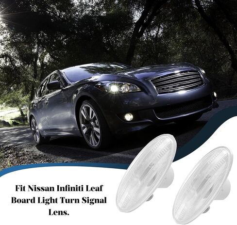 26160-8990A Side Marker Light Cover 2Pcs Clear Lens Turn Signal Blinker Assembly Plastic Left/Right Side Marker Lamp Housing Compatible with Nissan Cube 2009-2014, Juke 2011-2015 in Saudi Arabia