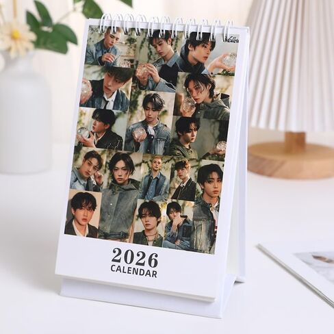 2026 Stray Kids Desk Calendar - Kpop Idol Photo Calendar + Photo card Set Option (Type A-2026 Calendar only) in Saudi Arabia