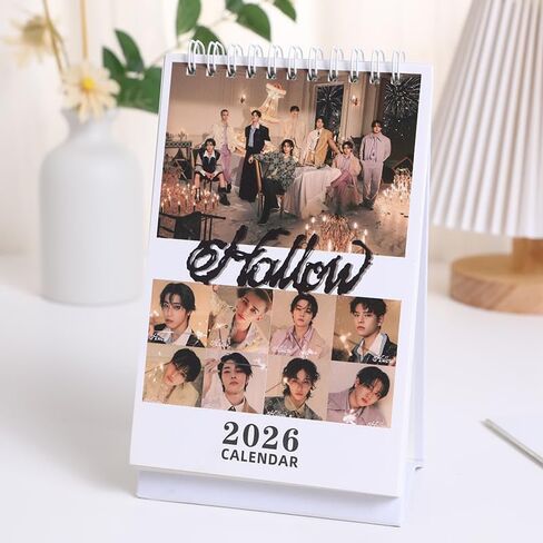 2026 Stray Kids Desk Calendar - Kpop Idol Photo Calendar + Photo card Set Option (Type A-2026 Calendar only) in Saudi Arabia
