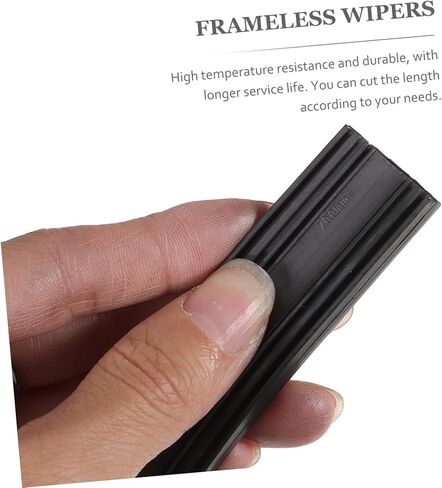 10Pcs Frameless Windshield Wiper Strips Sturdy Auto Rubber Strips for Car Universal Fit for Vehicles in Saudi Arabia