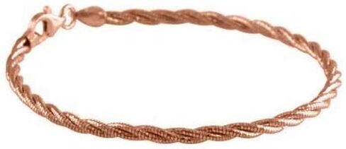 Verona Jewelers 925 Sterling Silver Diamond Cut Flexible Italian Spring Omega Braided Sparkle Necklace- Twisted Omega Rope Chain Chain Necklace, 3MM Silver Necklace in Kuwait